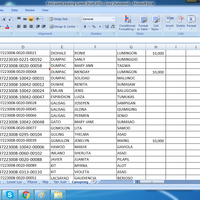 Encoded and filtered only for one barangay. 3rd Page 