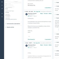 A follow-up and lead nurturing 