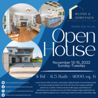 Digital Invitation Sample for an Open House