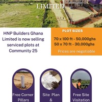 Flyer for Hnp builders Ghana ltd