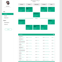 OneSchedule: Schedule Screen
