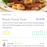 Foodlandia - Menu Item Detail