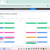 Social media Caendar