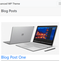 A custom theme for WordPress