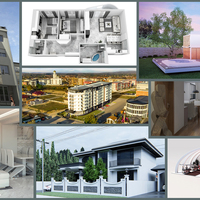 Interior-exterior rendering