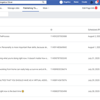Facebook Content Scheduling