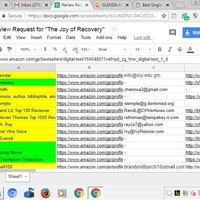 Email list for review request for a book