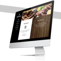 Logo and web design for restaurant