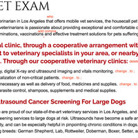 Proofread veterinary website