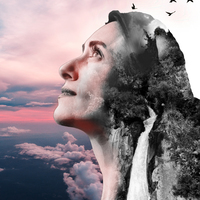 Surreal photo collage