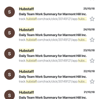 Hubstaff records for previous job