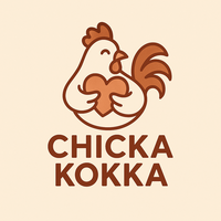 Chicken with serve love design in 30 mints for client 