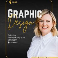 Clean, clear design promoting workshops and trainings.