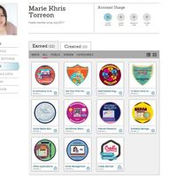 Credly Badges I earned for online courses