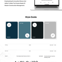 Flinker Construction Managment CRM - Landing Page