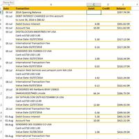Data conversion from images to Excel