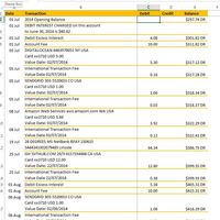 Data conversion from images to Excel