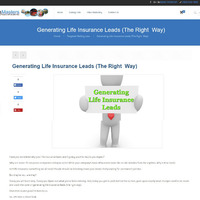 Generating life insurance leads copywriting 