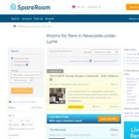 SpareRoom Rental Property Listing