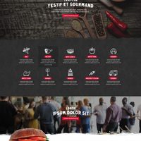 PSD to WordPress for Restaurant
