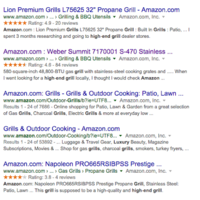 Searching product lists in Amazon