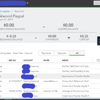 Paypal Reconciliation