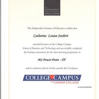 Microsoft PowerPoint Certificate