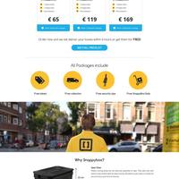 Snappybox Website Design and bootstrap html/css, Wordpress