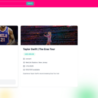An Event Ticketing App