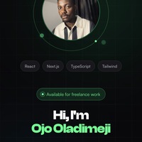 Portfolio site: https://ojooladimeji.vercel.app/
