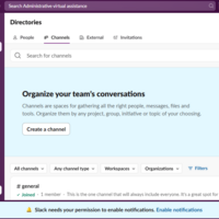 slack for communication