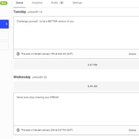 Social Media Management using Buffer