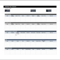 Business Trip Itinerary