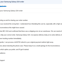 Wrong Item Complaint Resolution