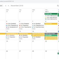 Google Calendar Schedule
