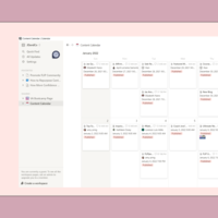 I've learn how to establish content by Using Notion