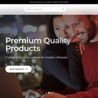 * The Banner Section of Kinau, a Ecommerce Website.