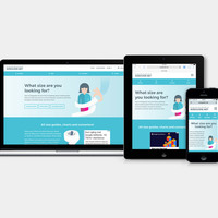Sizeguide website design