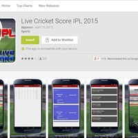 Android Live Cricket Score APP