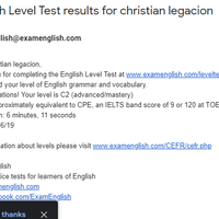 English Level test