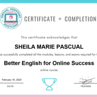 VAB Certificate for Better English for Online Success