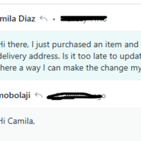 Wrong Address ticket