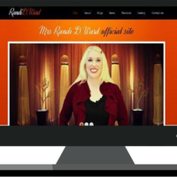 Author portfolio website
