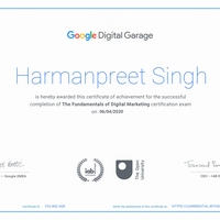 Digital Maketing Certificate