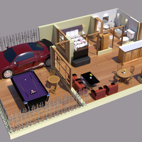 3D interior modelling,exturing  renderings