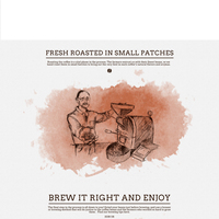 Roast Coffee Landing page