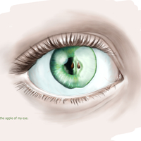 Eye-realistic drawing