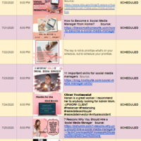Scheduling and Researching Content through Google Sheet