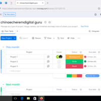 Project management with monday.com