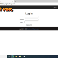 HTML  | Login | 2nd website